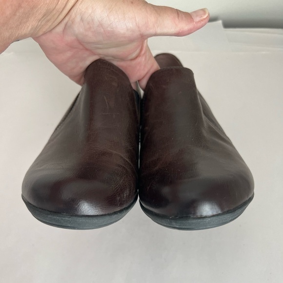 Dansko Robin Brown Leather Slip on Shoes EUR 37 Womens Size 6.5-7 Casual Bootie - Picture 3 of 9